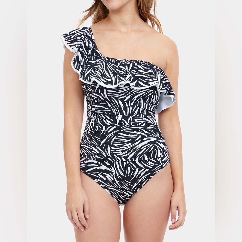 Profile by Gottex Black Swan one piece swimsuit 8